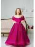 Hot Pink Glitter Flower Girl Dress Holiday Dress